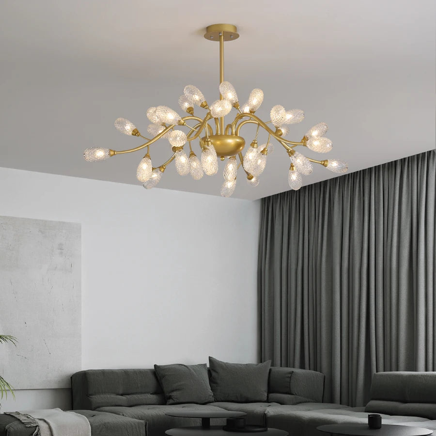 plafonnier led suspendu design moderne luminaire décoratif d'intérieur - vue 3 sur 12