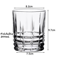 Verres whisky old fashioned relief élégants pour cocktails