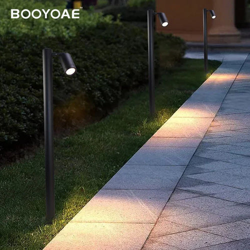 Lumière de pelouse lumières extérieures moderne en aluminium étanche IP54 paysage lumières LED de jardin 110V 220V cour paysage pelouse lumière - vue 2 sur 14