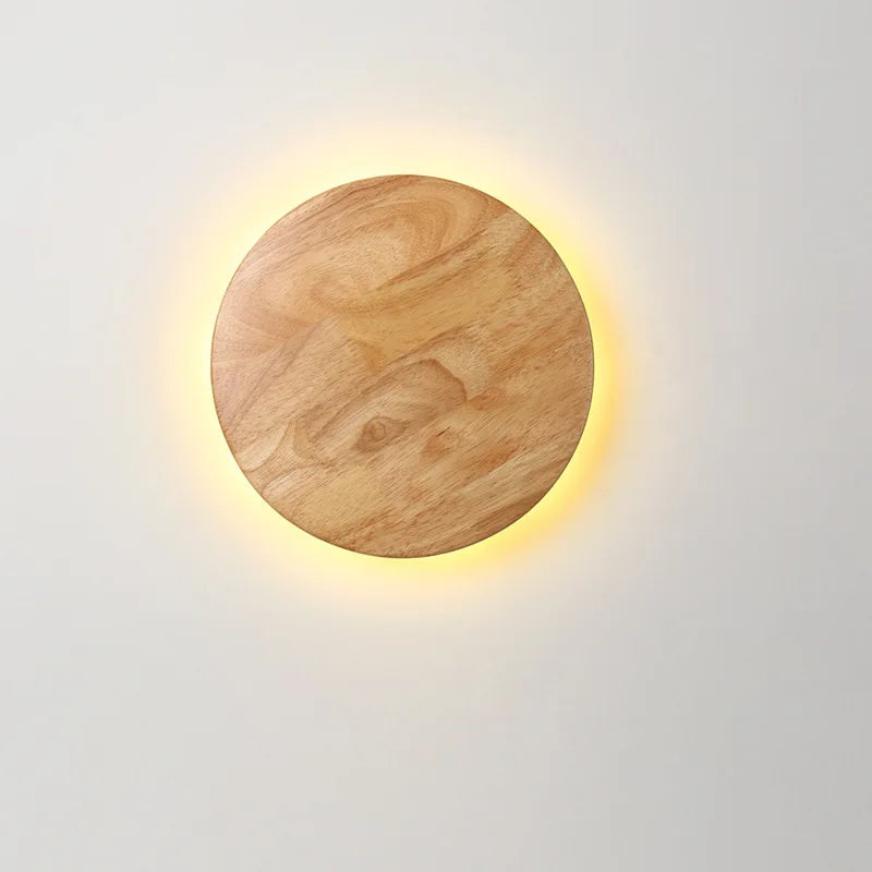 applique murale led moderne en bois avec originalité nordique - vue 3 sur 10