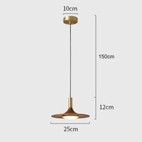 Suspension en noyer noir