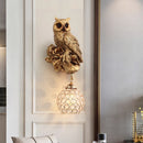 applique murale créative écureuil hibou pour chambre enfant