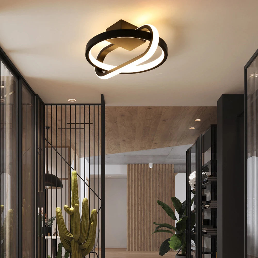 Suspension LED moderne chaud/froid décoration éclairage - vue 2 sur 12