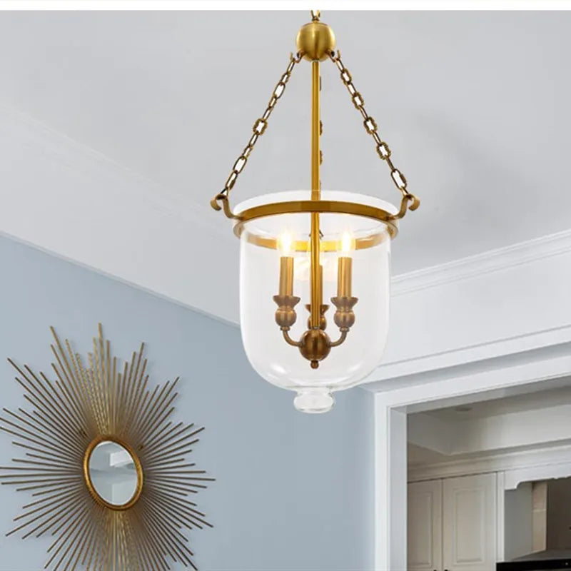 Lustre style américain Loft Bar en verre - vue 6 sur 6