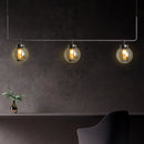 lustre design postmoderne en verre et métal éclairage nordique décoratif