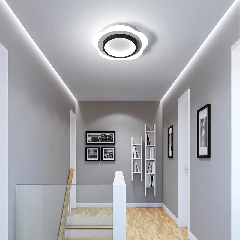 plafonnier led créatif design nordique pour décorer votre foyer - vue 4 sur 9