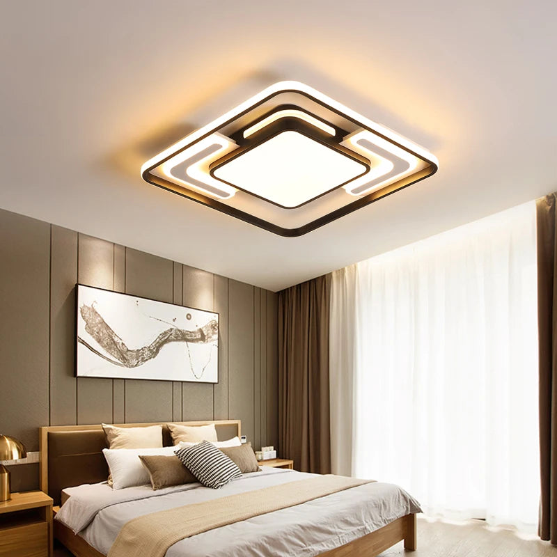 plafonnier luminaire contemporain géométrique pour éclairage intérieur - vue 4 sur 9