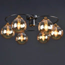 Creative glass pendant light for minimalist interior decor