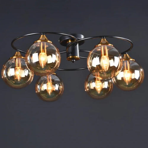 Creative glass pendant light for minimalist interior decor - vue 3 sur 15