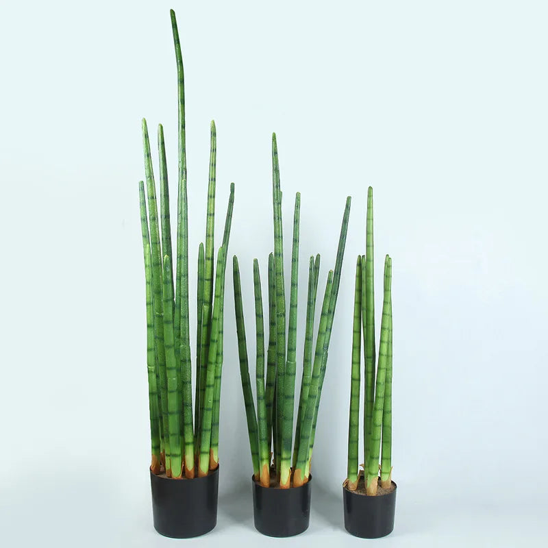 cactus artificiel cylindrique en plastique pour décoration intérieure et extérieure - vue 2 sur 9