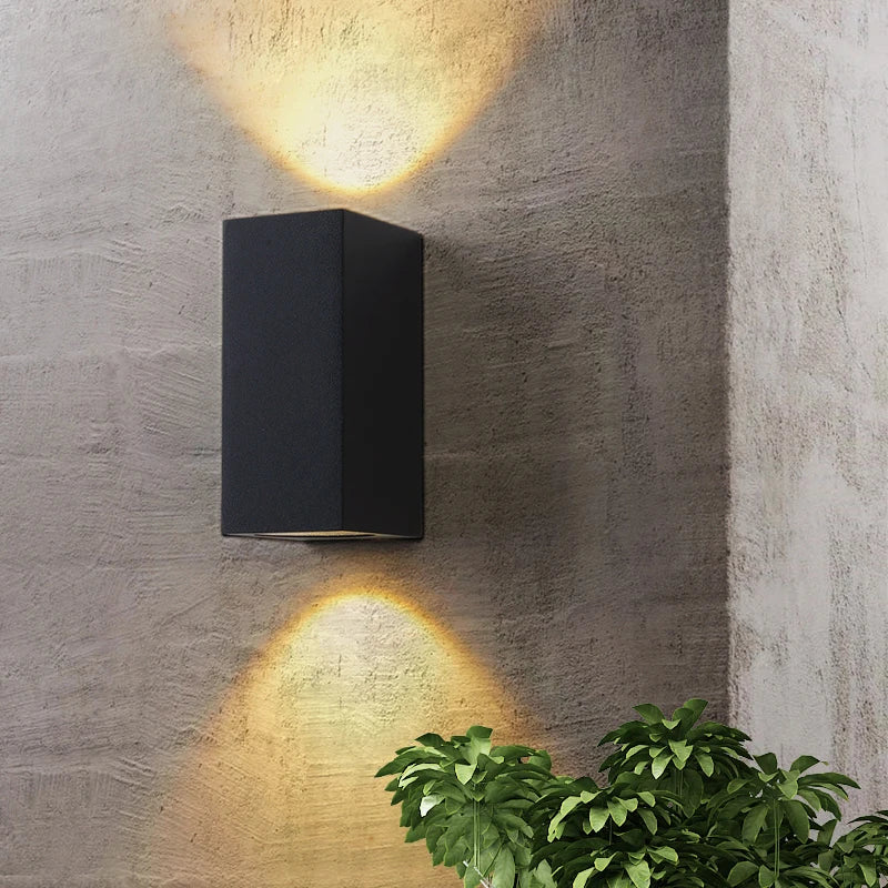 Applique murale éclairage extérieur étanche IP54 porche moderne balcon terrasse lampe applique décoration de jardin éclairage mural - vue 2 sur 10
