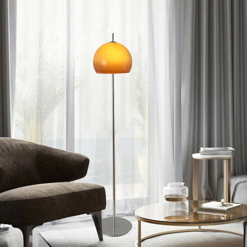 lampadaire nordique rétro contemporain avec abat-jour champignon