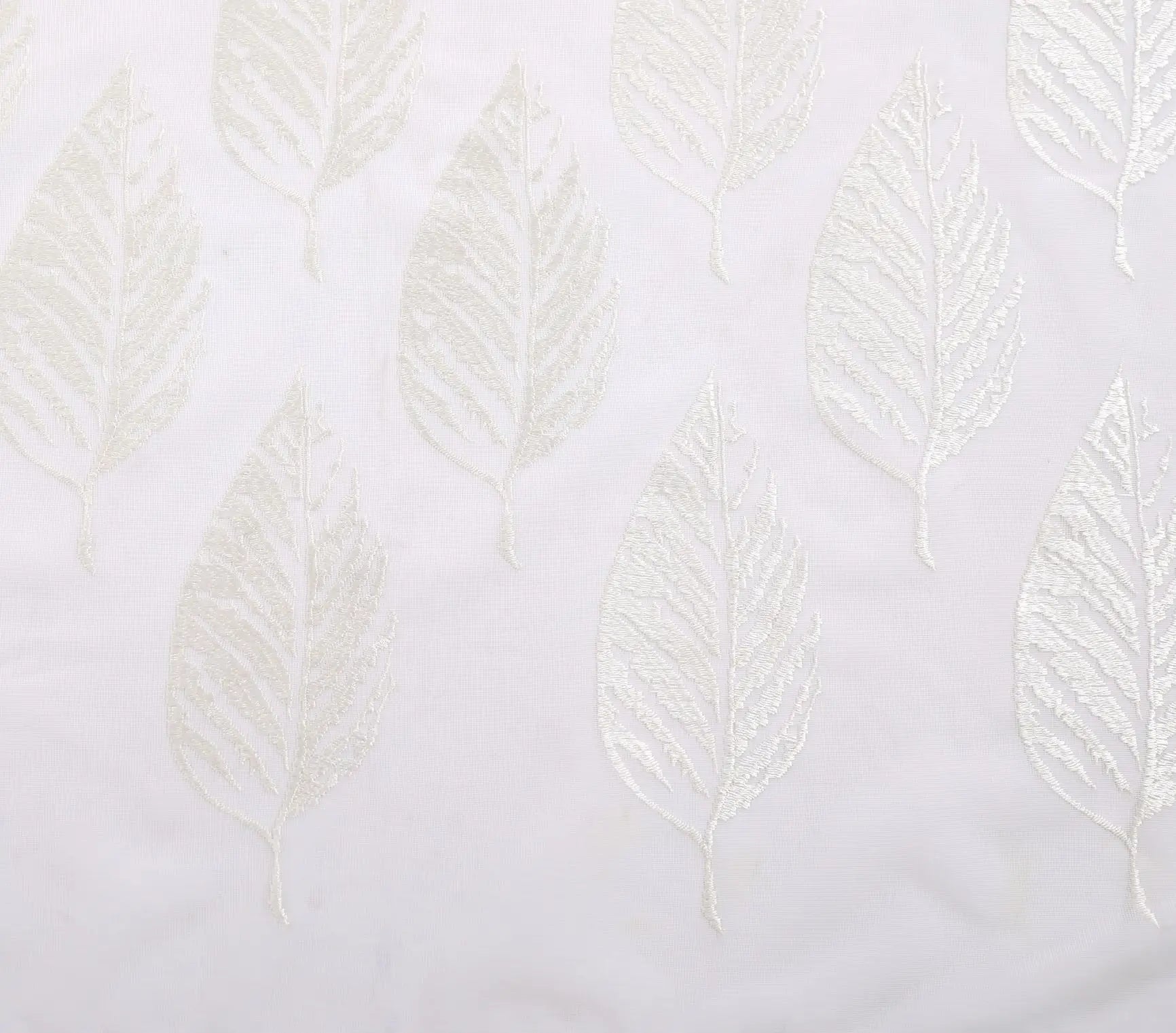 Voilage tulle brodé fleurs style européen salon chambre