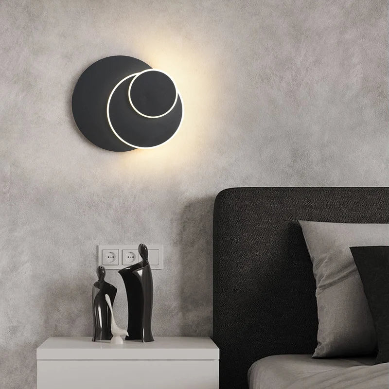 applique murale post-éclipse solaire style nordique moderne - vue 6 sur 16