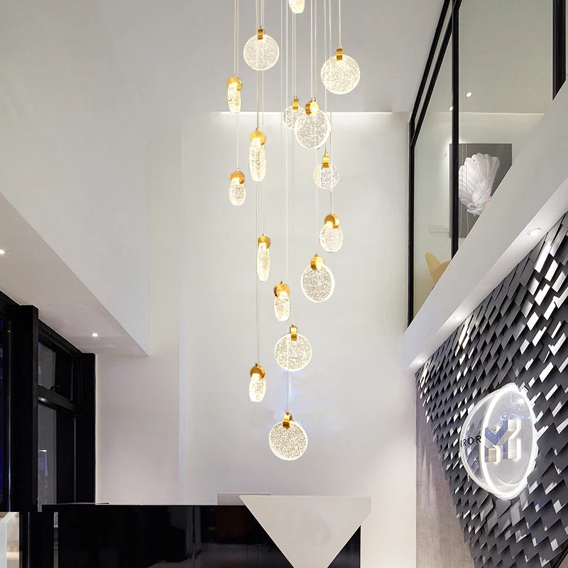 lustre en cristal design pour intérieur moderne et élégant - vue 5 sur 17
