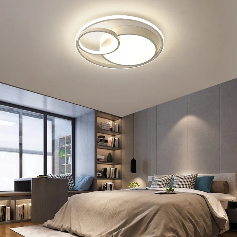 Lustre LED moderne maison intérieur luminaire déco tech