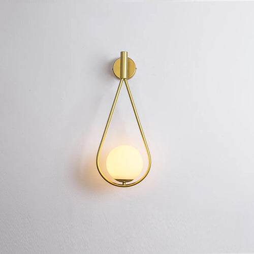 Minimalist nordic glass wall light contemporary creative design - vue 5 sur 10