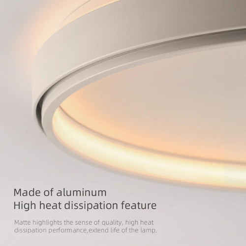Plafonnier en silicone ultra-mince moderne LED - vue 4 sur 6