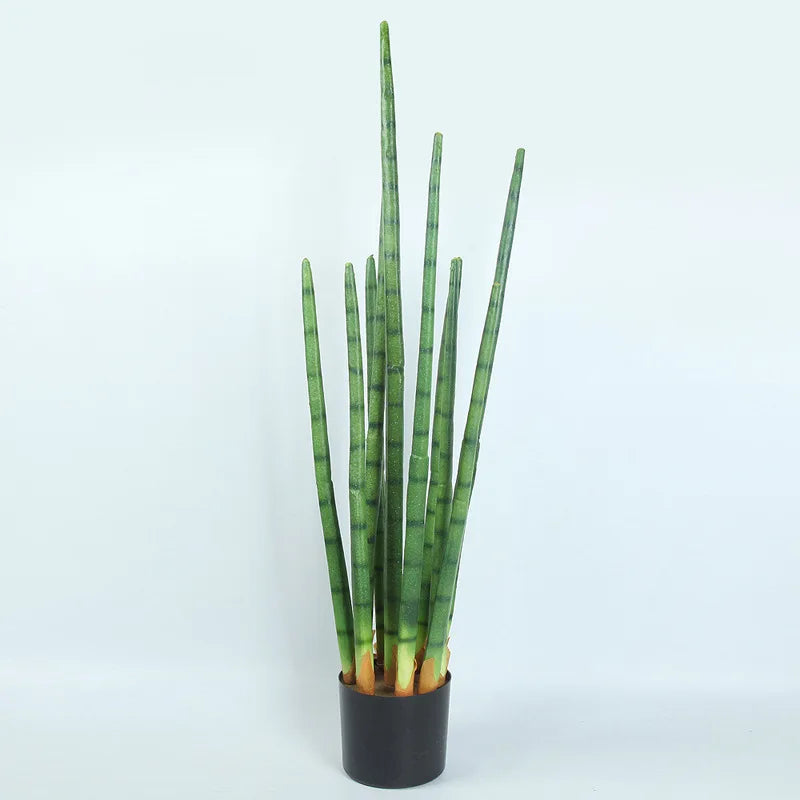 cactus artificiel cylindrique en plastique pour décoration intérieure et extérieure - vue 3 sur 9