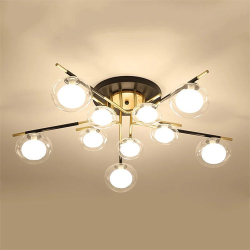 plafonniers nordiques simples luxe décoration maison luminaires suspendus