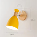 Modern minimalist nordic macaron LED wall light