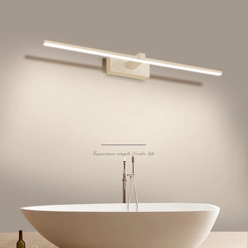 applique murale LED miroir moderne pour chambre salle de bain Luminaria luminaires déco Maison Penteadeira Luminaire Wandlamp - vue 2 sur 14
