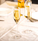 Flutes a champagne elegantes verre souffle main