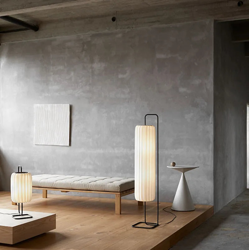 lampadaire en soie design artistique pour intérieur moderne - vue 3 sur 8