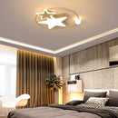 plafonnier led étoile dorée éclairage créatif nordique pour intérieur