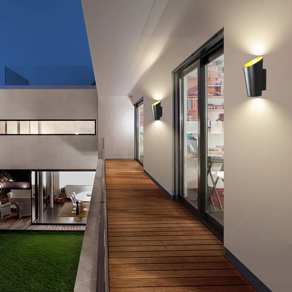 applique murale led étanche jardin modernenordique déco - vue 4 sur 10