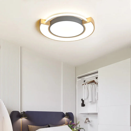 plafonnier simple moderne nordique monté style chaud