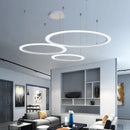 Contemporary minimalist chandelier for modern indoor lighting