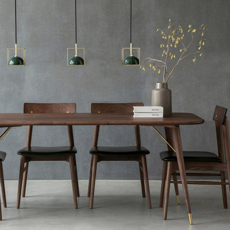 Modern natural stone chandelier for minimalist decor - vue 4 sur 9