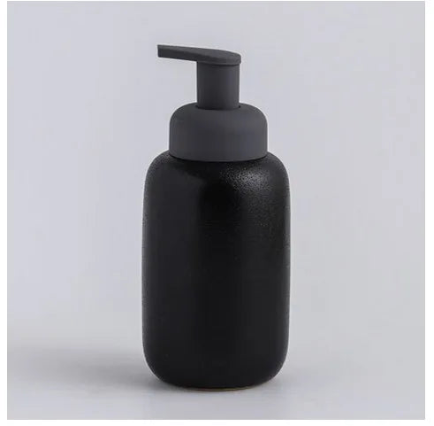distributeur de savon en céramique mousse pressante pour salle de bain - vue 13 sur 18