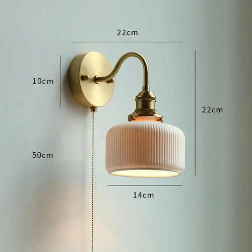 Applique murale LED cuivre moderne nordique - vue 11 sur 23