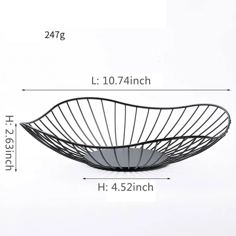 bols de rangement modernes en métal pour collations et fruits - vue 11 sur 17