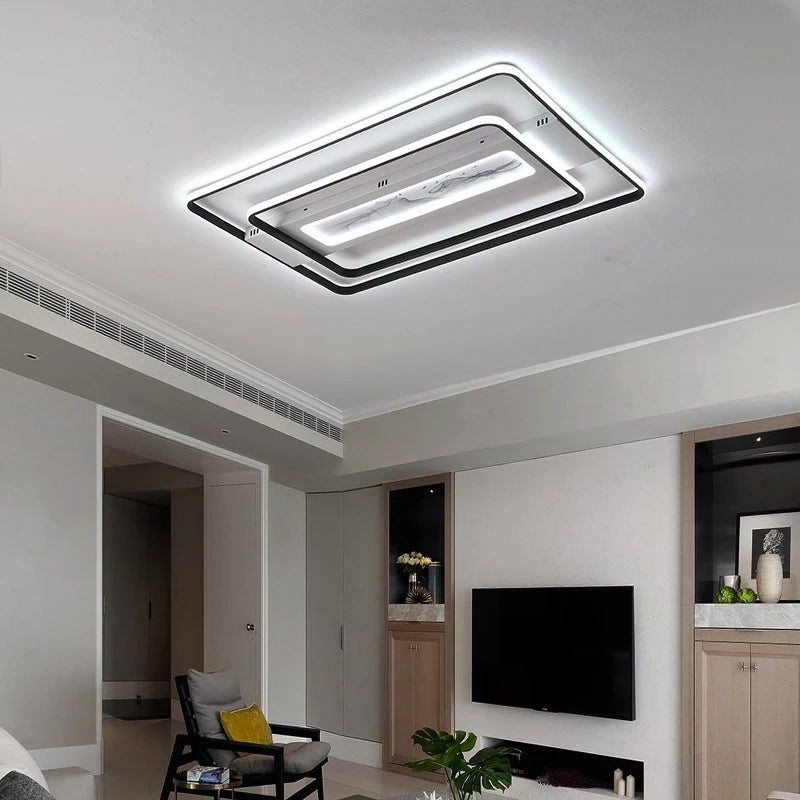 plafonniers led modernes créatifs pour éclairage intérieur - vue 4 sur 14