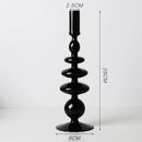 Nordic Glass candle holders, romantic Dinner home decoration, candlestick for birthday wedding, candle holder portavelas decor