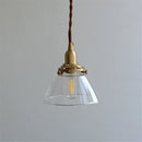 loft industriel led suspension lumière rétro en laiton verre suspension