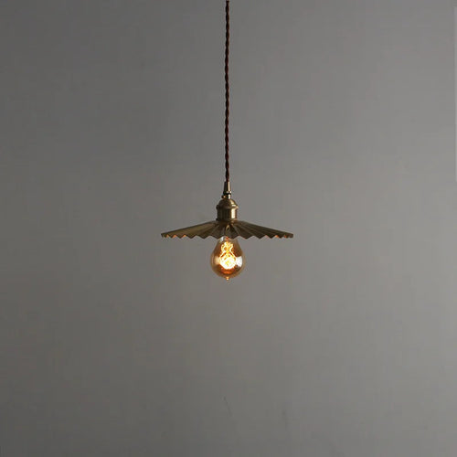 suspension design japonaise en laiton pour intérieur moderne