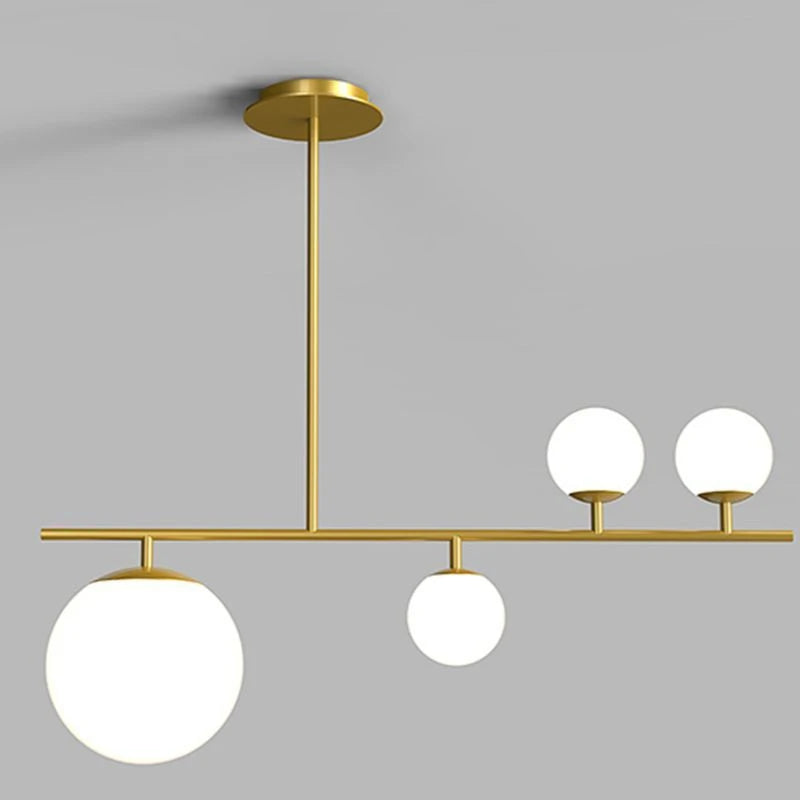 lustre moderne design en verre pour décoration intérieure - vue 2 sur 10