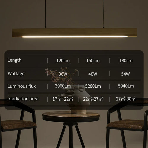 suspension led haute puissance style nordique moderne