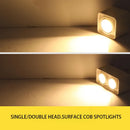 saiyo spot led carré surface réglable pour magasin de cuisine