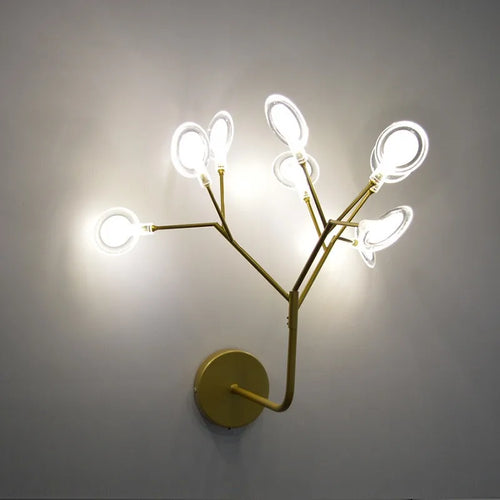 Modern tree-shaped wall light with elegant minimalist design - vue 6 sur 10