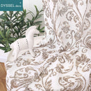 Voilage moderne imprimé floral style européen salon chambre