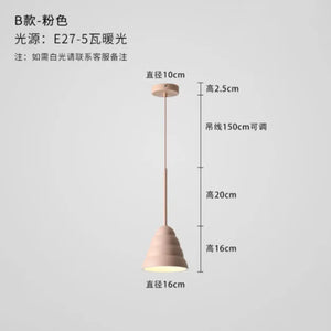 Nordic decorative pendant light for creative indoor lighting
