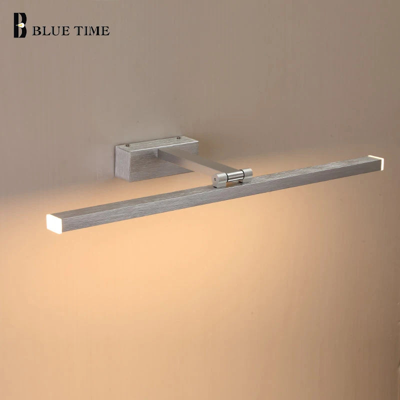 LED miroir lumière moderne applique murale LED lumière pour la maison salle de bain lampe AC90-260V LED luminaire intérieur appliques L120 100 80 60cm - vue 3 sur 6