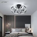 lustre led moderne avec gradateur pour décoration intérieure