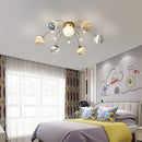 lustre enfant en verre design lumineux pour chambre
