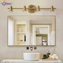 Vintage salle de bains miroir lumières LED vanité applique 2/4 têtes Bronze chambre maquillage miroir avant lampes hôtel maison éclairage intérieur